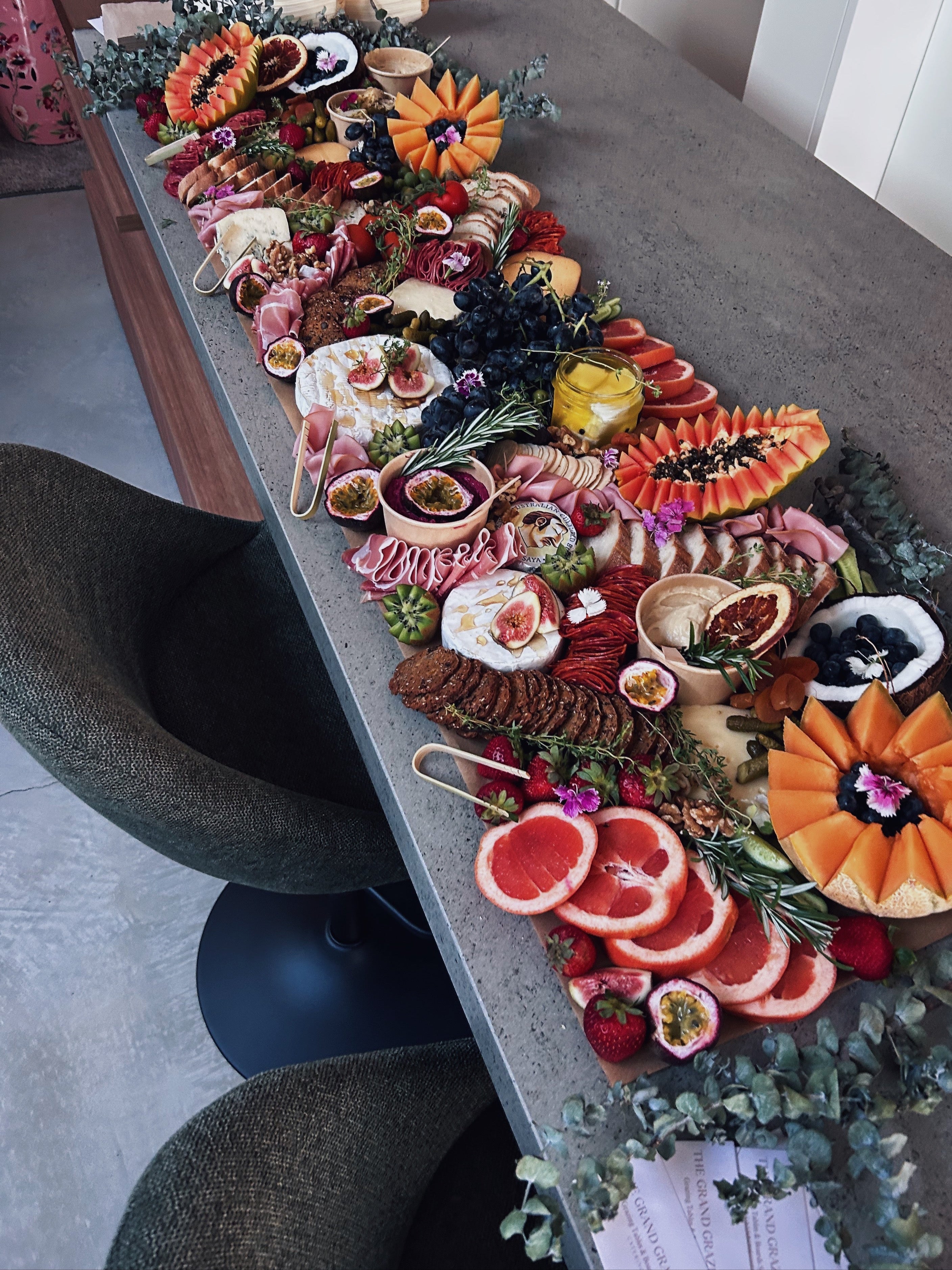 Flat Lay Signature Grazing Table