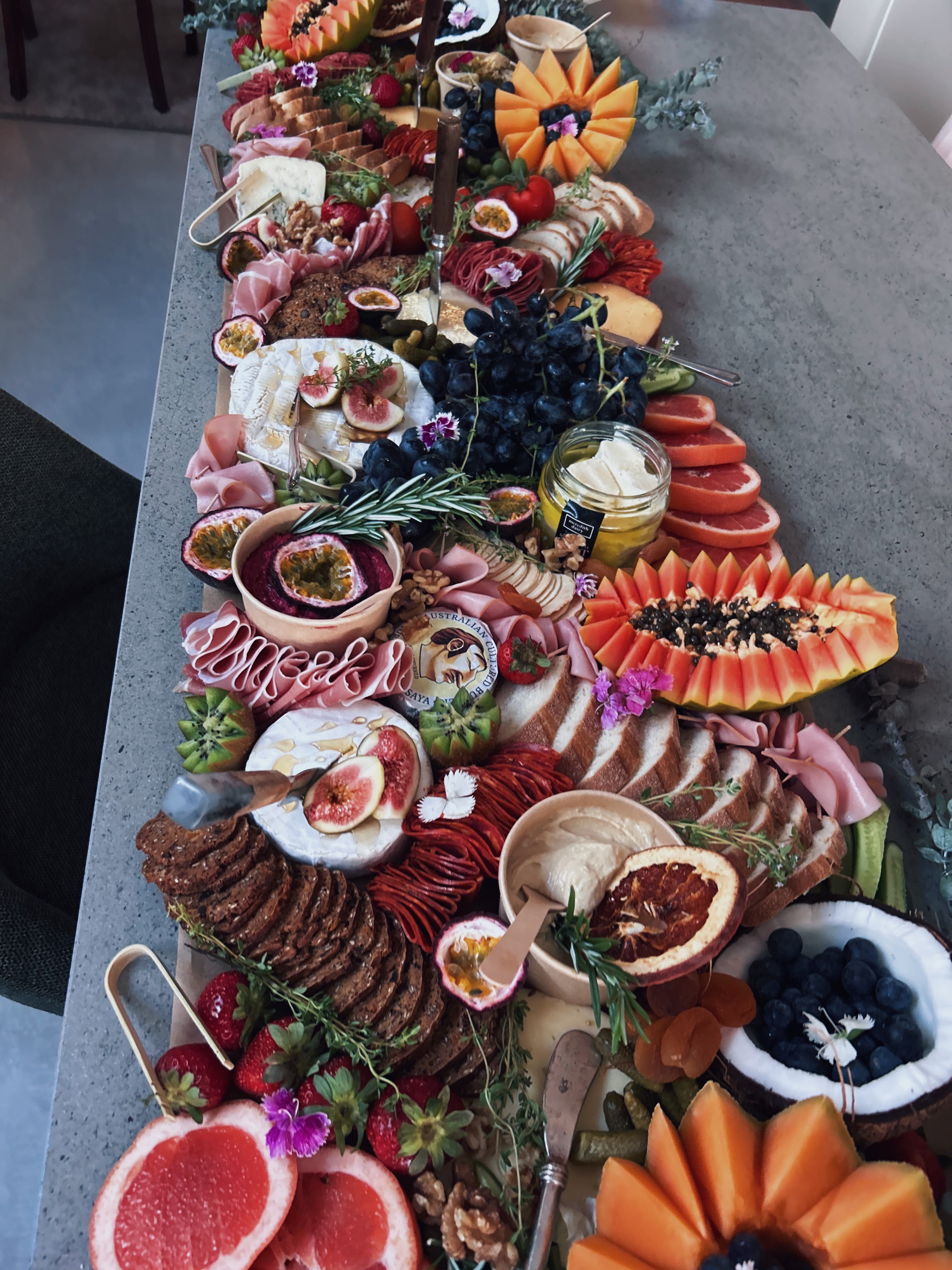 Flat Lay Signature Grazing Table