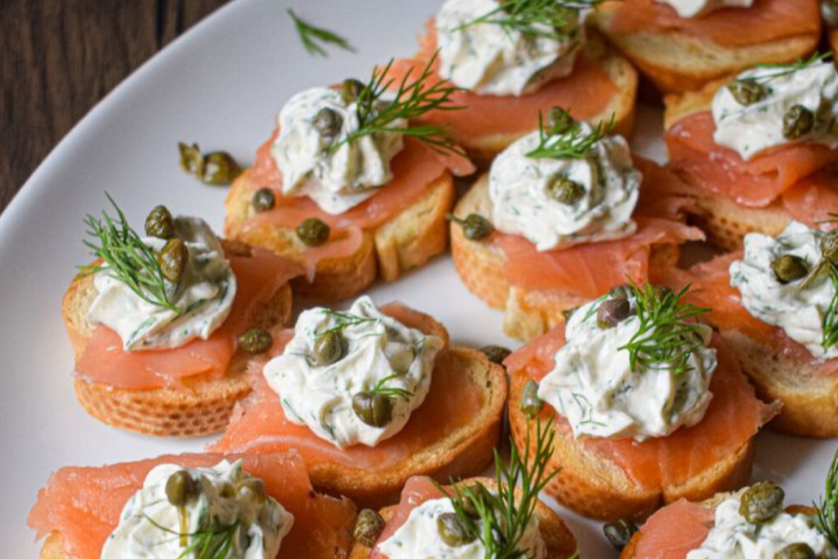 Salmon & Cream Cheese Bites