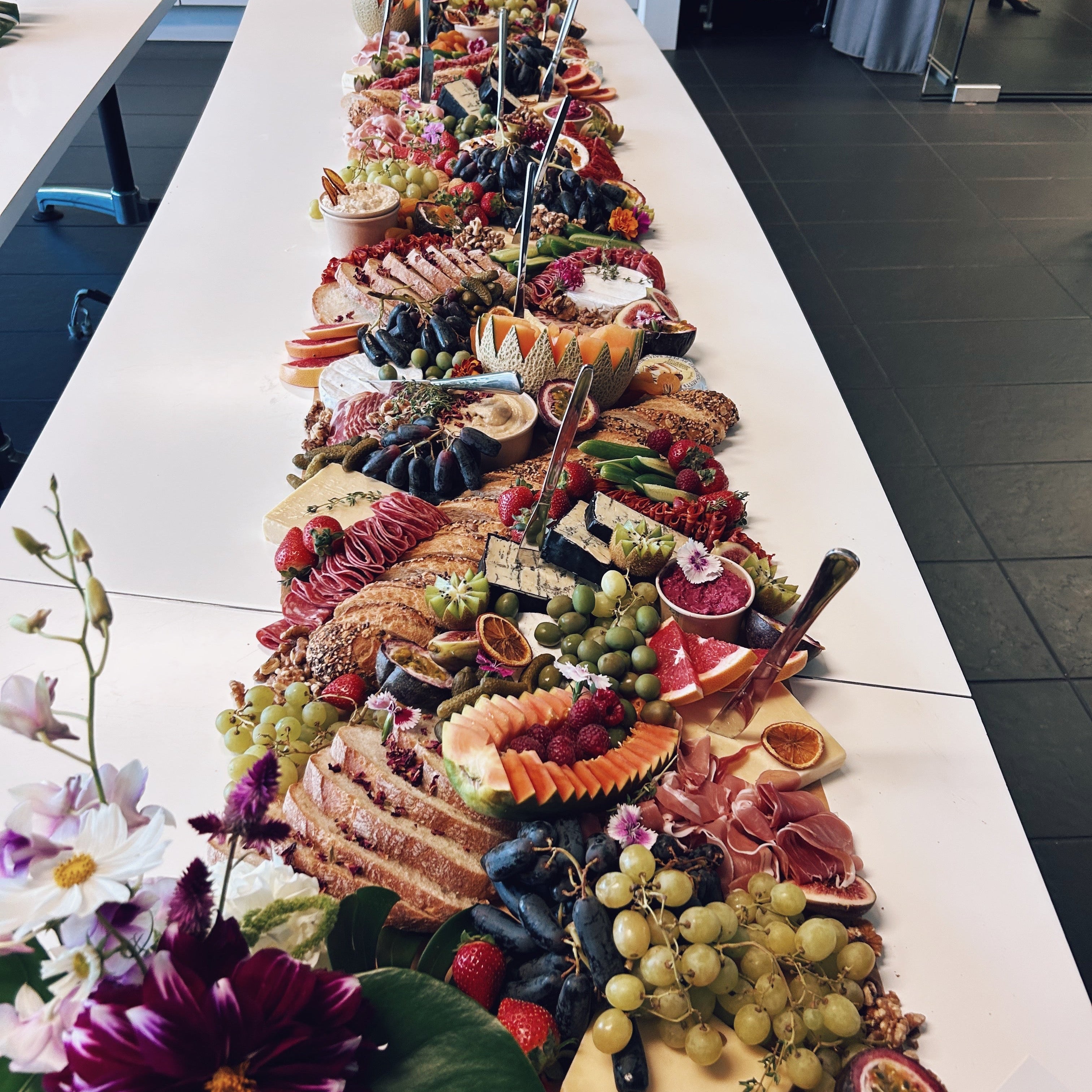 Flat Lay Signature Grazing Table