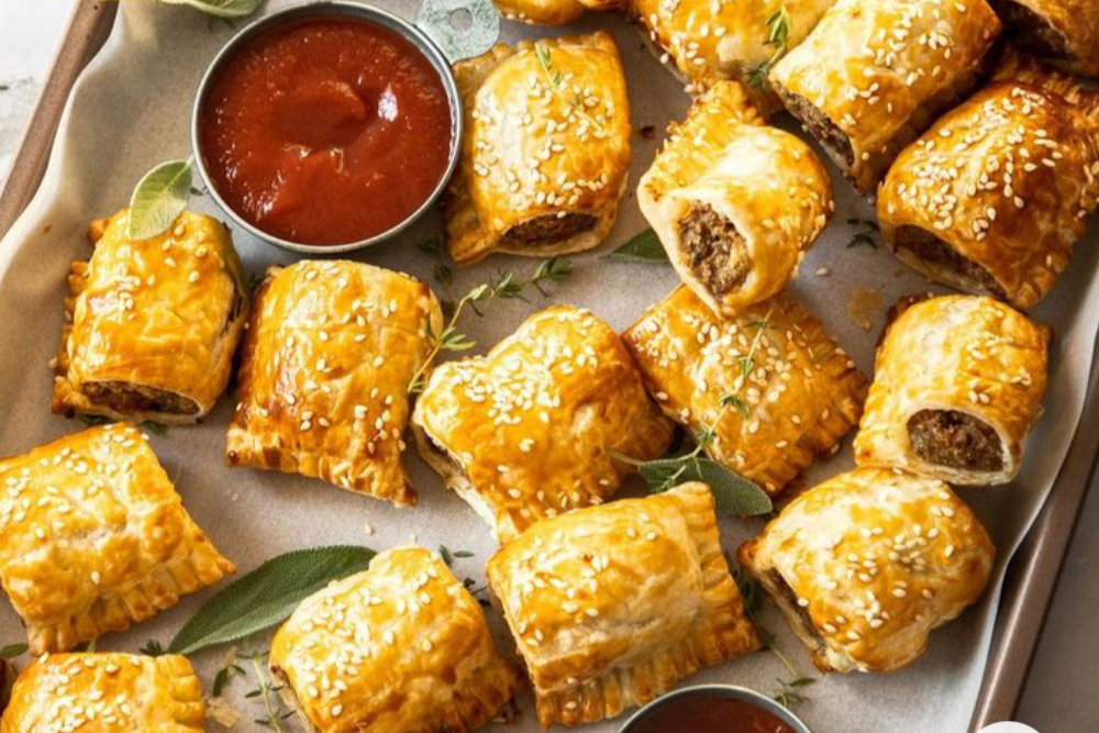 Cocktail Sausage Roll (Vegan option avail)